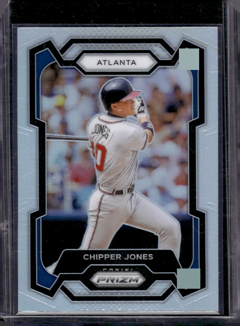 Chipper Jones Silver Prizm 2024 Panini Prizm #15 Atlanta Braves (1 of 2)