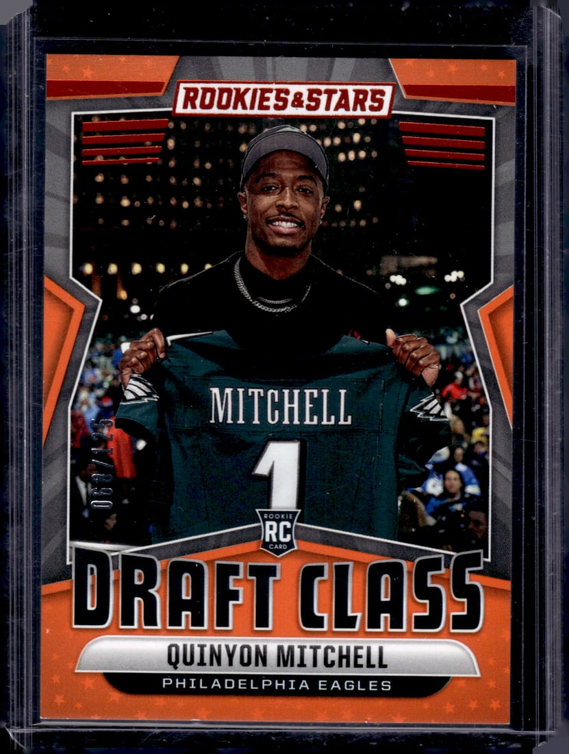 Quinyon Mitchell Rookie Card Draft Class Orange /125 2024 Rookies & Stars #DC-QML (1 of 2)