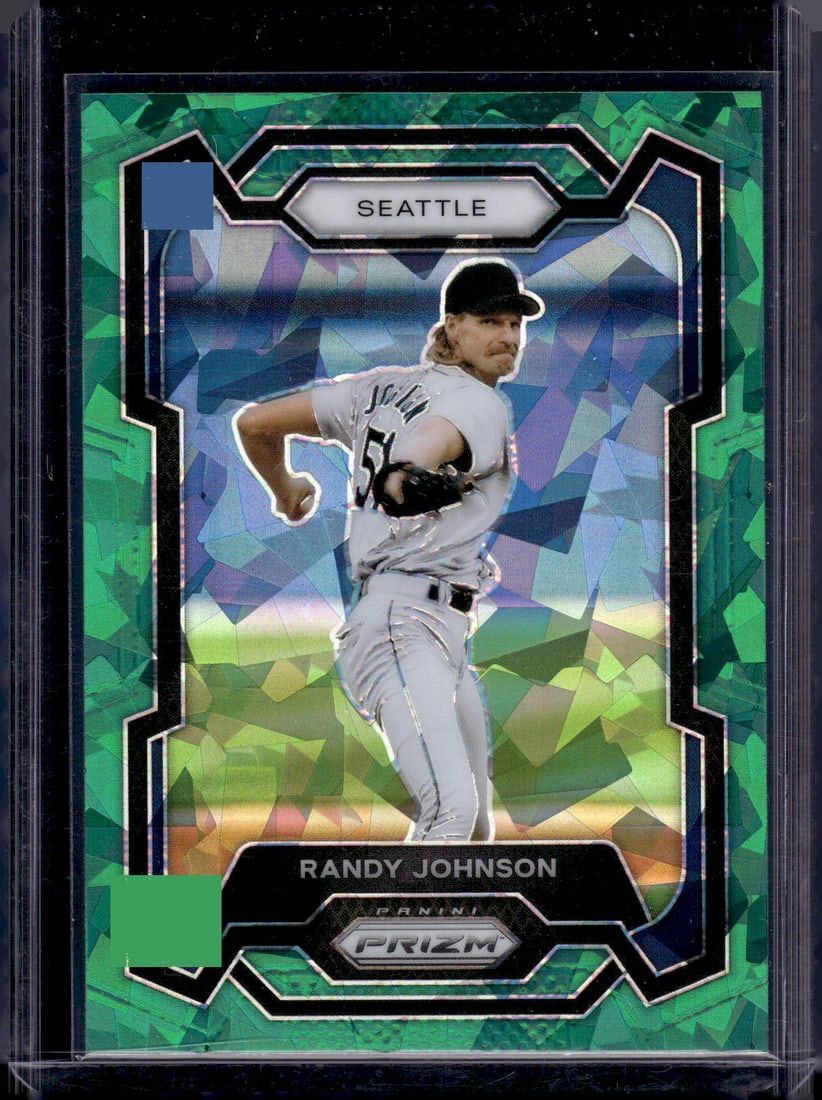 Randy Johnson Green Cracked Ice 2024 Panini Prizm #263 (1 of 2)