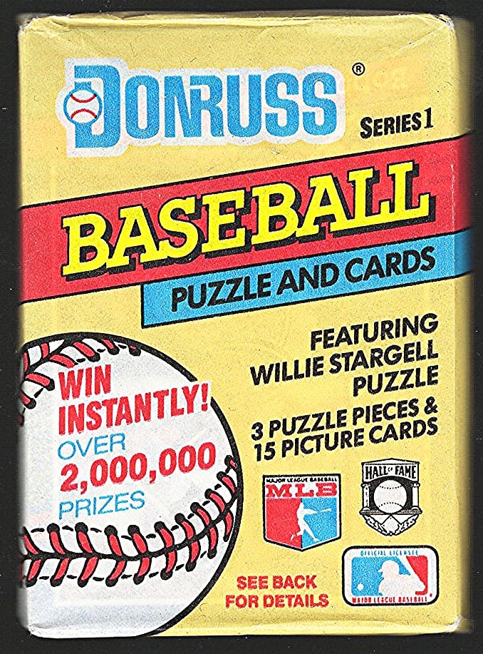 1991 Donruss Vintage Baseball Series 1 Retail Box Wax Pack, MLB Trading Card: Vintage Valuable Donruss Baseball MLB Trading & Sports Cards, Robin Yount, George Brett, Rickey Henderson, Nolan Ryan, Old Sports Cards for Sale Near Me, World Series & hall of Fame Players, Auction M