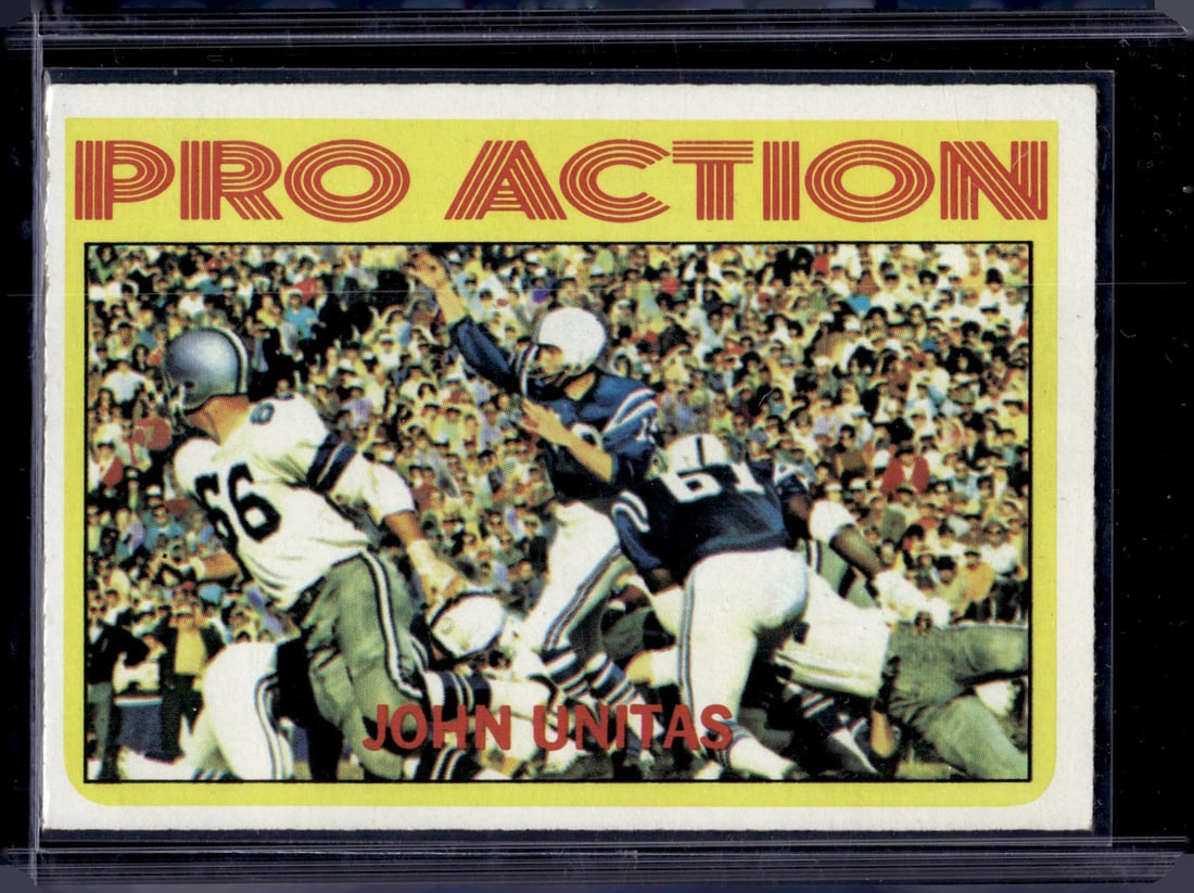 Johnny Unitas Pro Action 1972 Topps #251 (1 of 2)