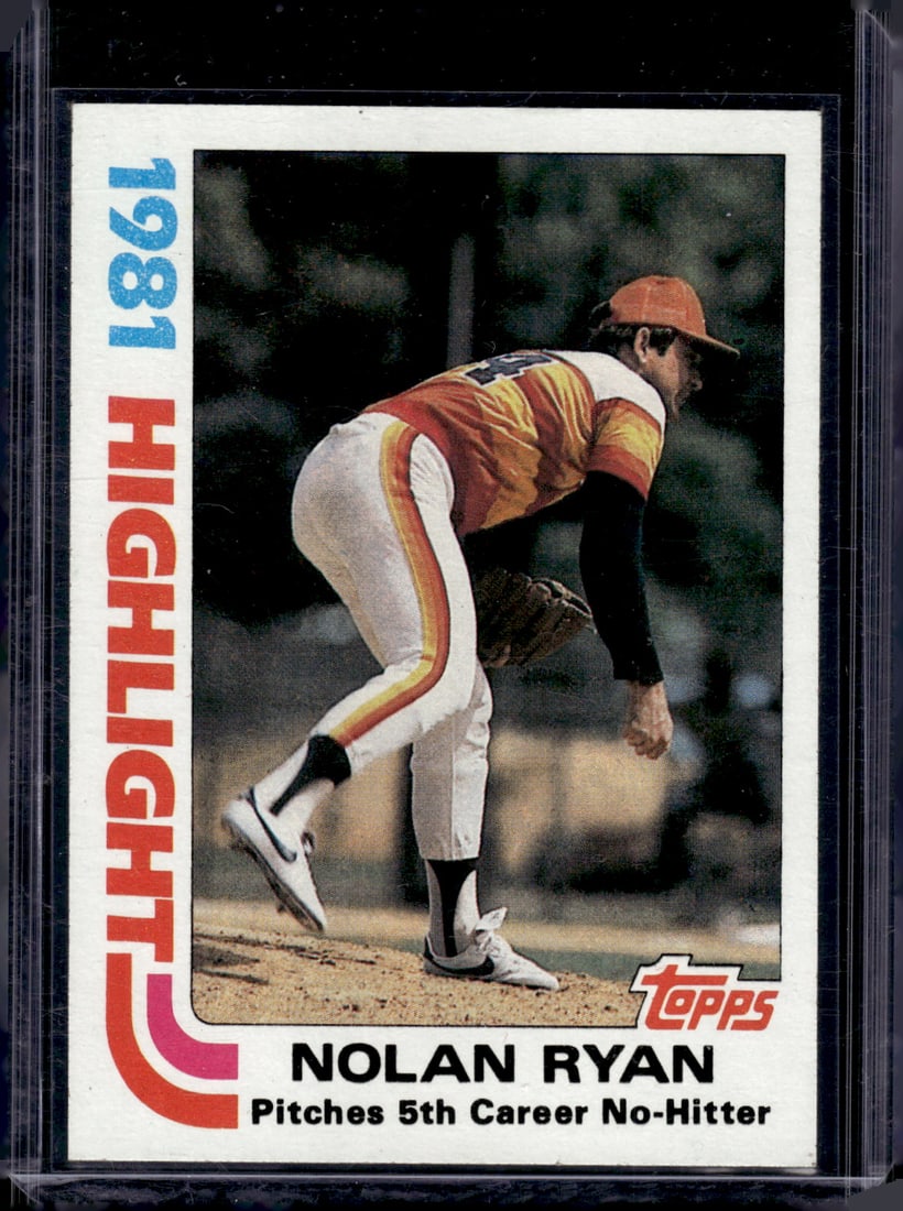 Nolan Ryan 1981 Highlight 1982 Topps #5 (1 of 2)