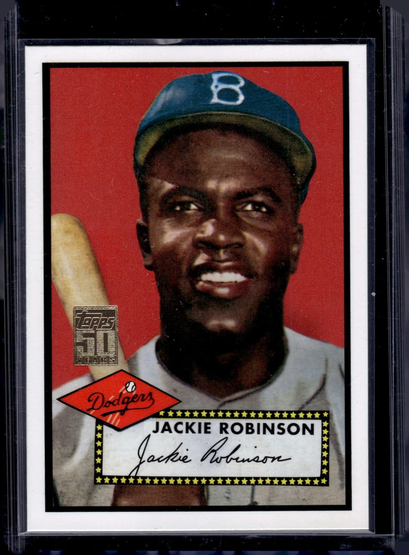 Jackie Robinson 2000 Topps Reprint #312 Dodgers (1 of 2)