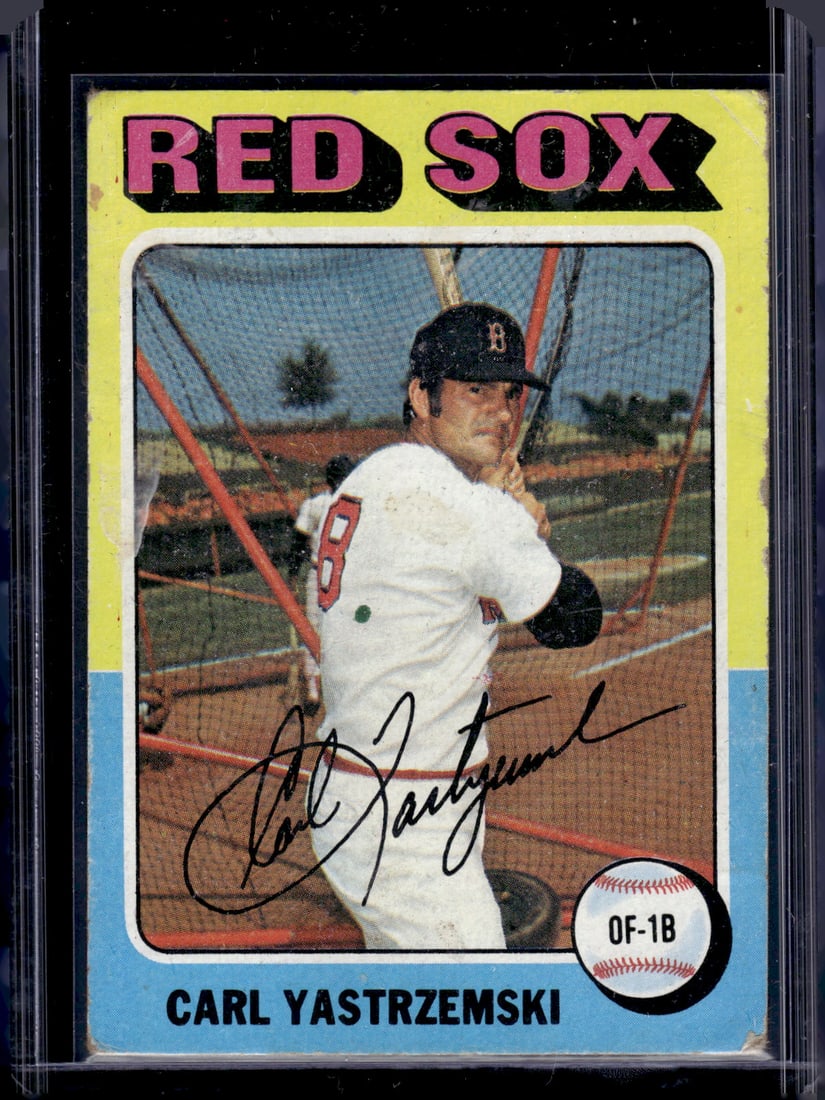 Carl Yastrzemski 1975 Topps #280 Boston Red Sox (1 of 2)