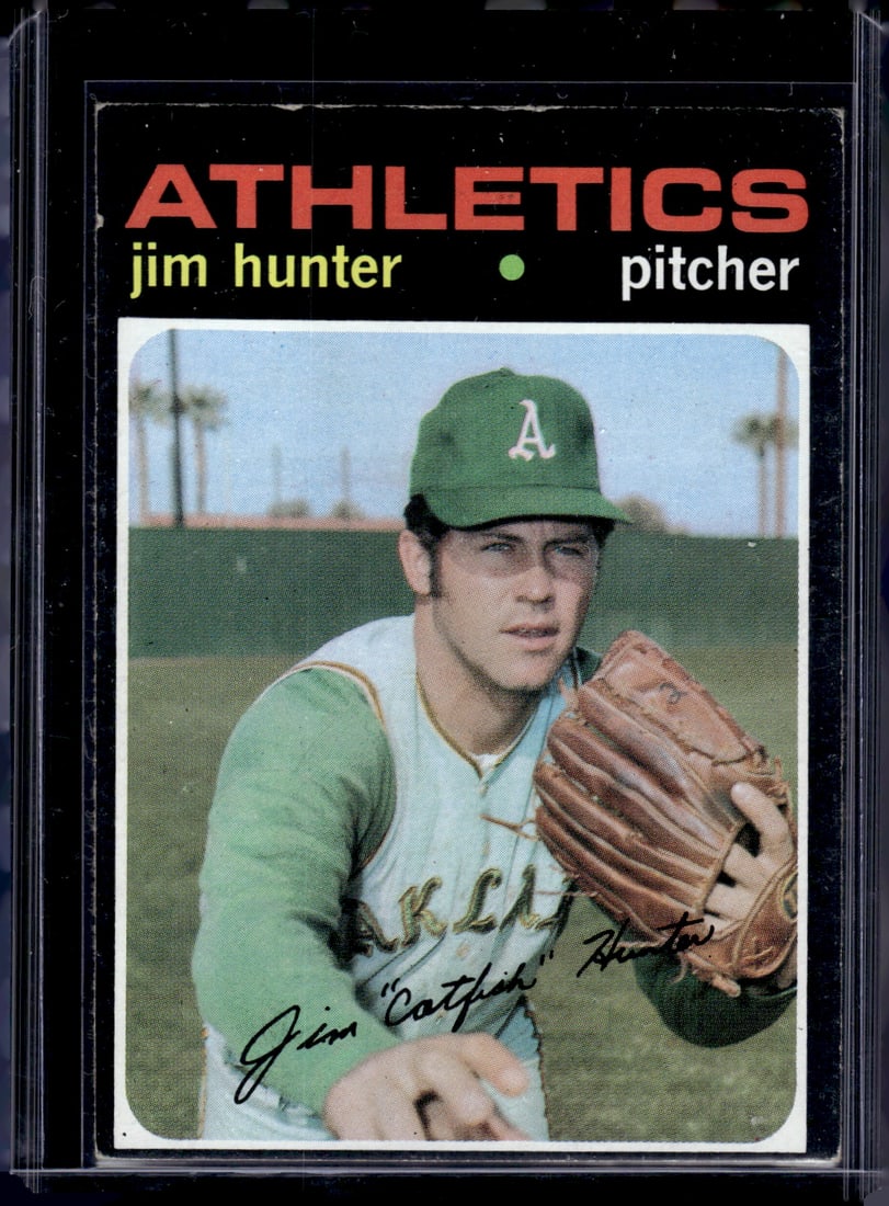 Jim Catfish Hunter 1971 Topps #45 Oakland Athletics (1 of 2)