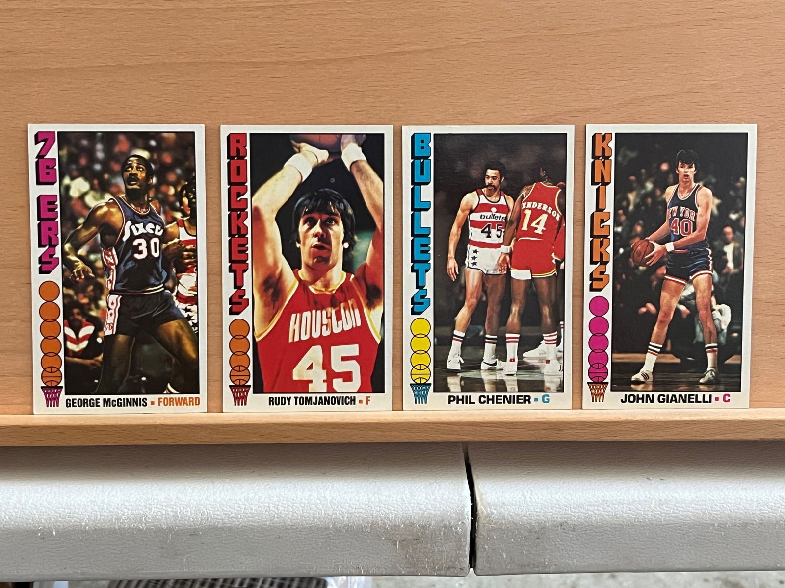 Lot of 4 1976 Topps Tall Boy Basketball Cards. All Different See Pictures for Cards/Condition (1 of 2)
