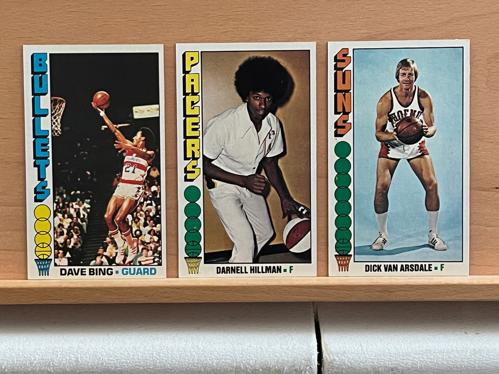 Lot of 3 1976 Topps Tall Boy Basketball Cards. All Different See Pictures for Cards/Condition (1 of 2)