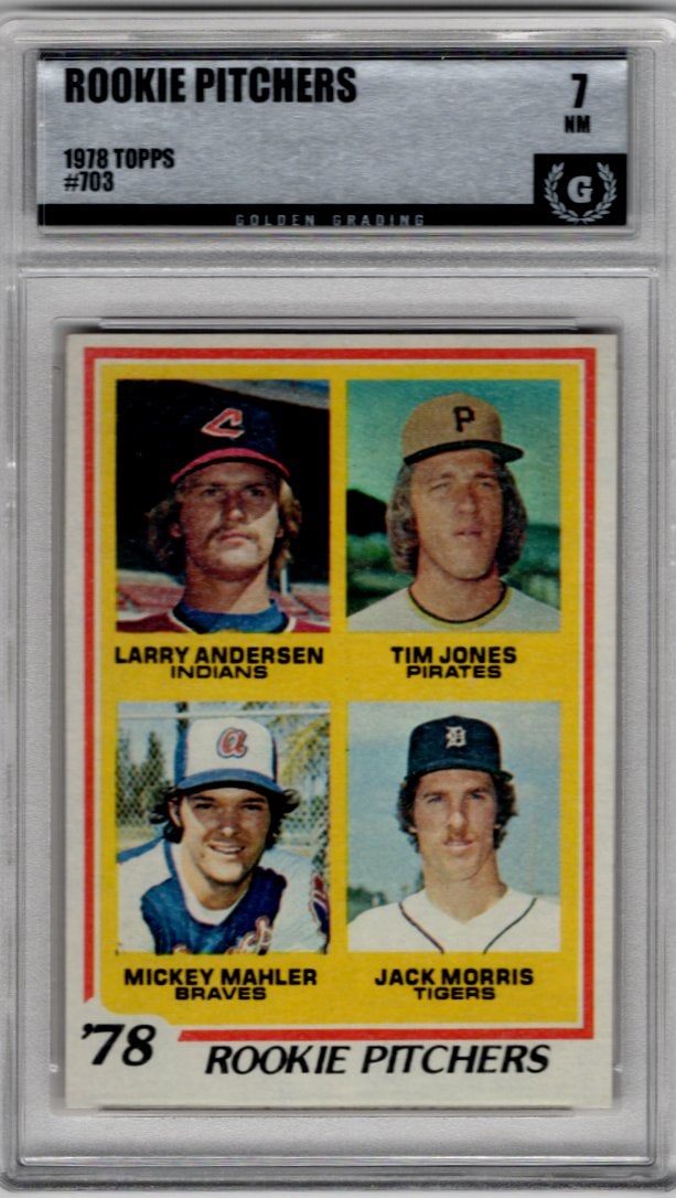 1978 Rookie Pitchers 1978 Topps #703 Golden Grading 7 NM (1 of 2)