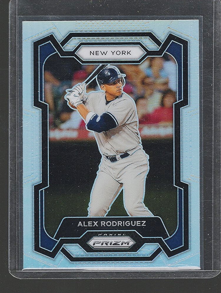 Alex Rodriguez Silver Prizm 2024 Panini Prizm #75 MLB Strading Card: Panini Baseball MLB Trading & Sports Cards, Sports Cards for Sale Near Me, Prizm, Mosaic, Select, SP, SSP, Auction Memorabilia Lots for Sale On Line, World Series & Hall of Fame Players