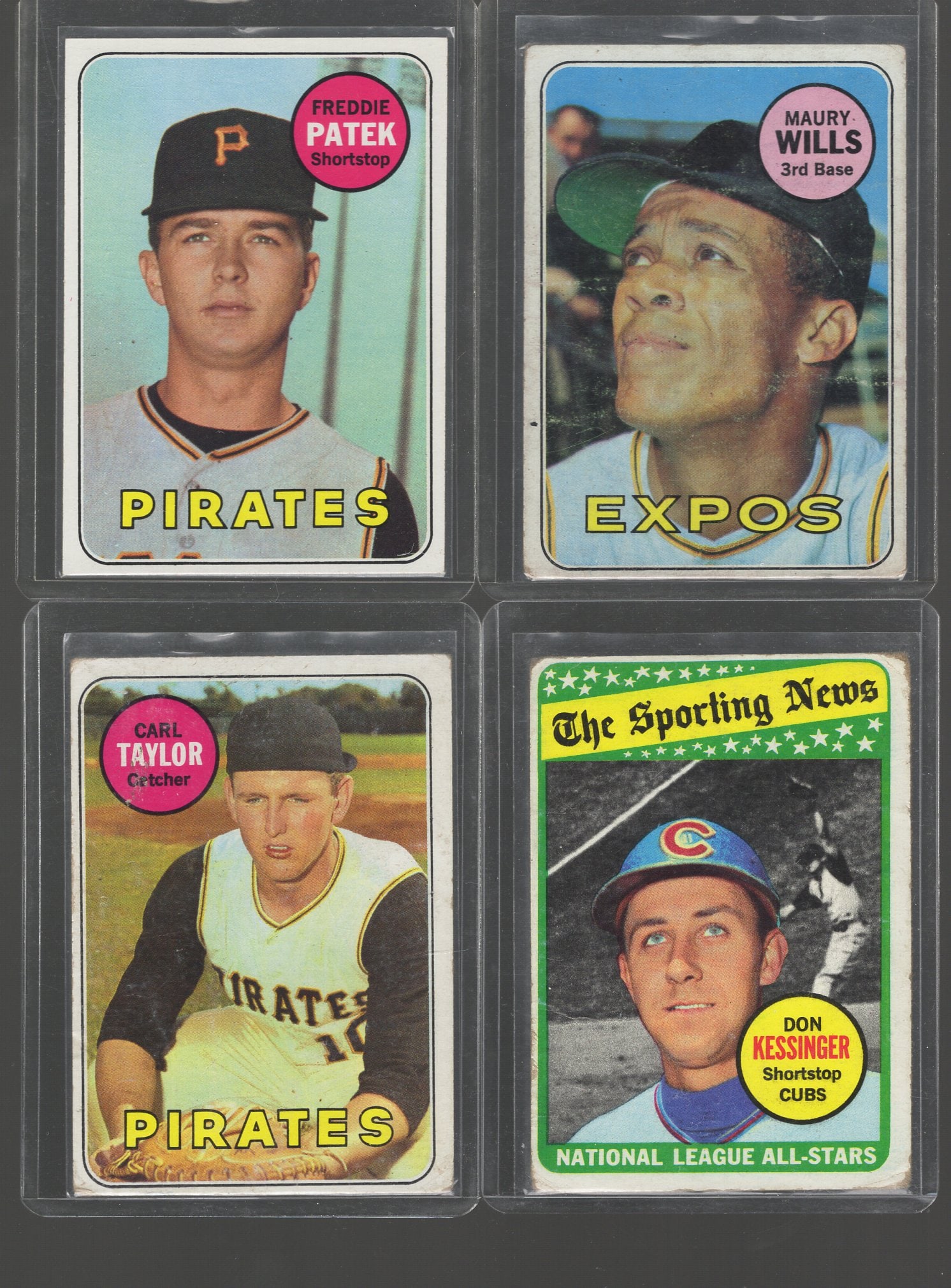 4 - 1969 Topps Vintage Baseball Cards See Pictures for condition.: Topps Baseball MLB Trading & Sports Cards, Sports Cards for Sale Near Me, World Series & Hall of Fame Players Memorabilia, Refractors, X-Fractors, Numbered, SP, SSP, Valuable Auction Memorabilia Lots 