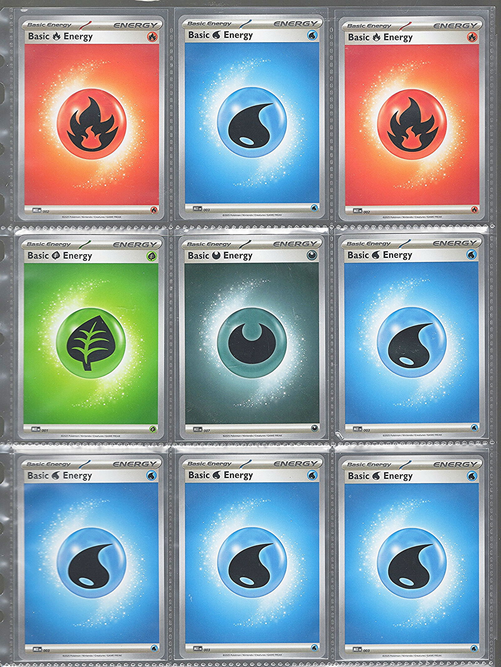 9 - Pokemon Basic Energy Cards (1 of 2)