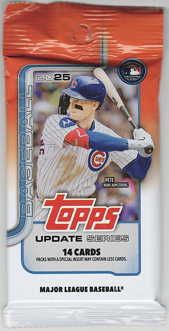 2025 Topps Update Series Baseball Cards RETAIL BOX PACK Sports Cards Rookie Cards James Wood: Factory Sealed Topps Baseball MLB Trading & Sports Cards, Rookie Cards in this set are James Wood, Dylan Crews, Speckled, SP, SSP, Variations, Autographs, Chrome, Refractors, 1976 Topps, Sports Cards