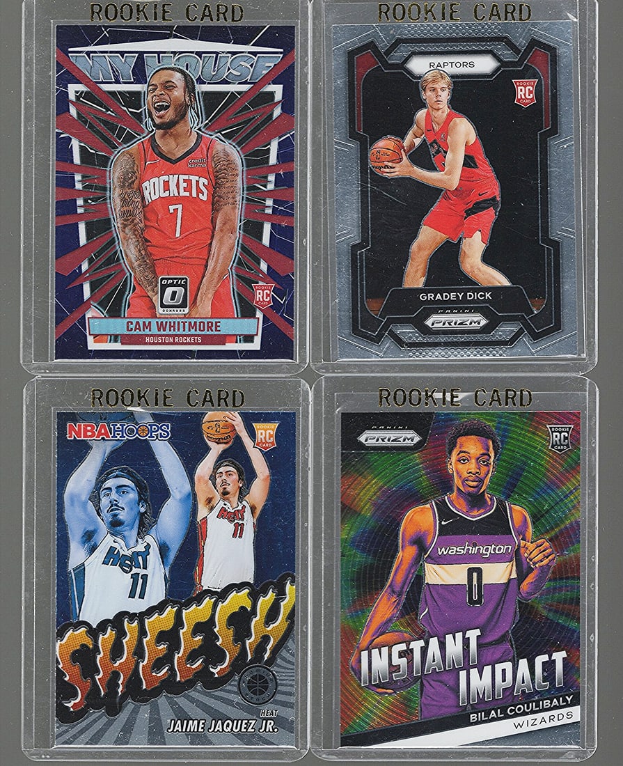 4 - Panini NBA Rookie Cards: Cam Whitmore My House Silver Prizm, Gradey Dick, Coulibaly, Jacquez, Jr (1 of 2)