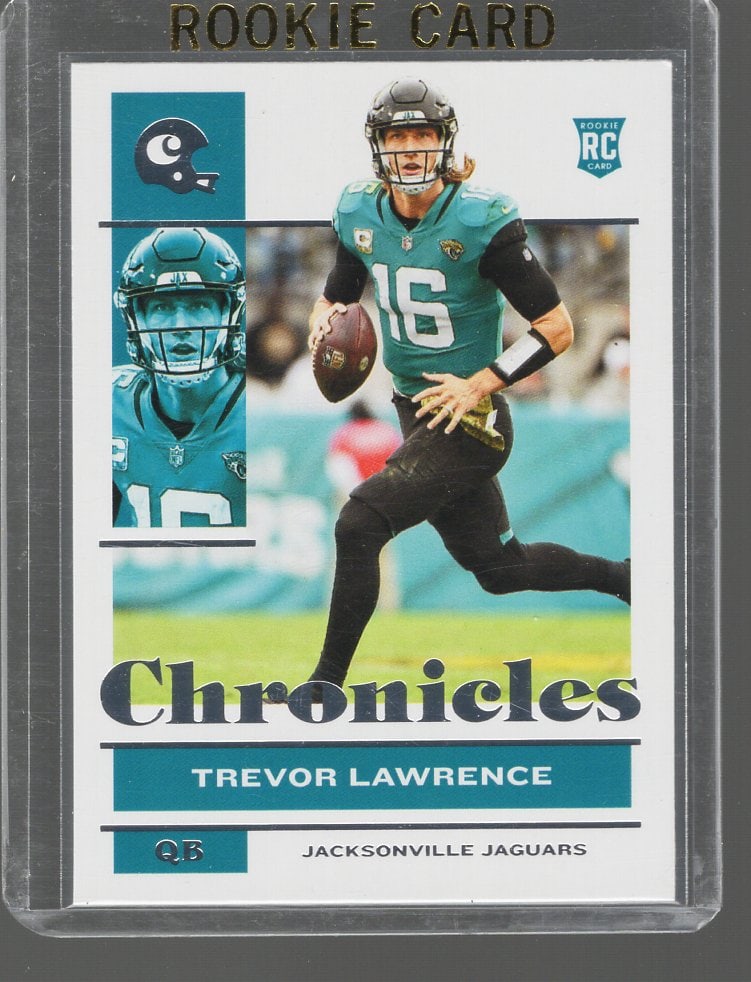 Trevor Lawrence Rookie Card 2021 Panini Chronicles #47 NFL Trading Card (1 of 2)