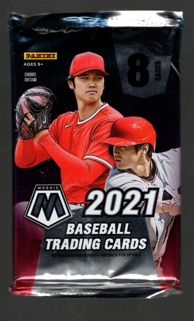 2021 Panini Mosaic Baseball Card MEGA BOX PACK - MLB Trading Cards, Shohei Ohtani, Aaron Judge (1 of 1)