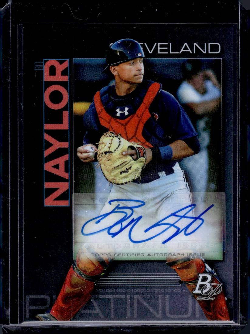 Bo Naylor Prospects Auto 2020 Bowman Platinum #TOP-31: Bowman Baseball MLB Trading & Sports Cards, Sports Cards for Sale Near Me, World Series & Hall of Fame Players, SP, SSP, Chrome, 1st Bowman, Auction Memorabilia Lots Sold On Line