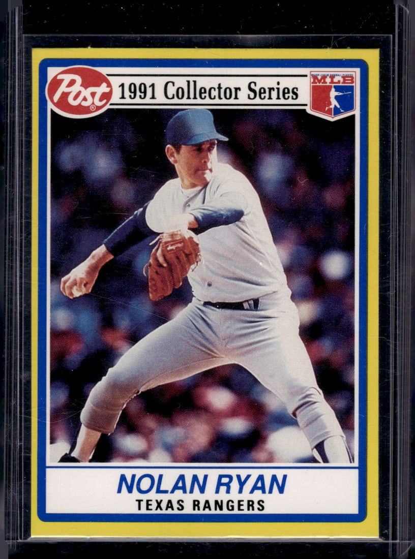 Nolan Ryan 1991 Post Collector Series #17 Texas Rangers (1 of 2)