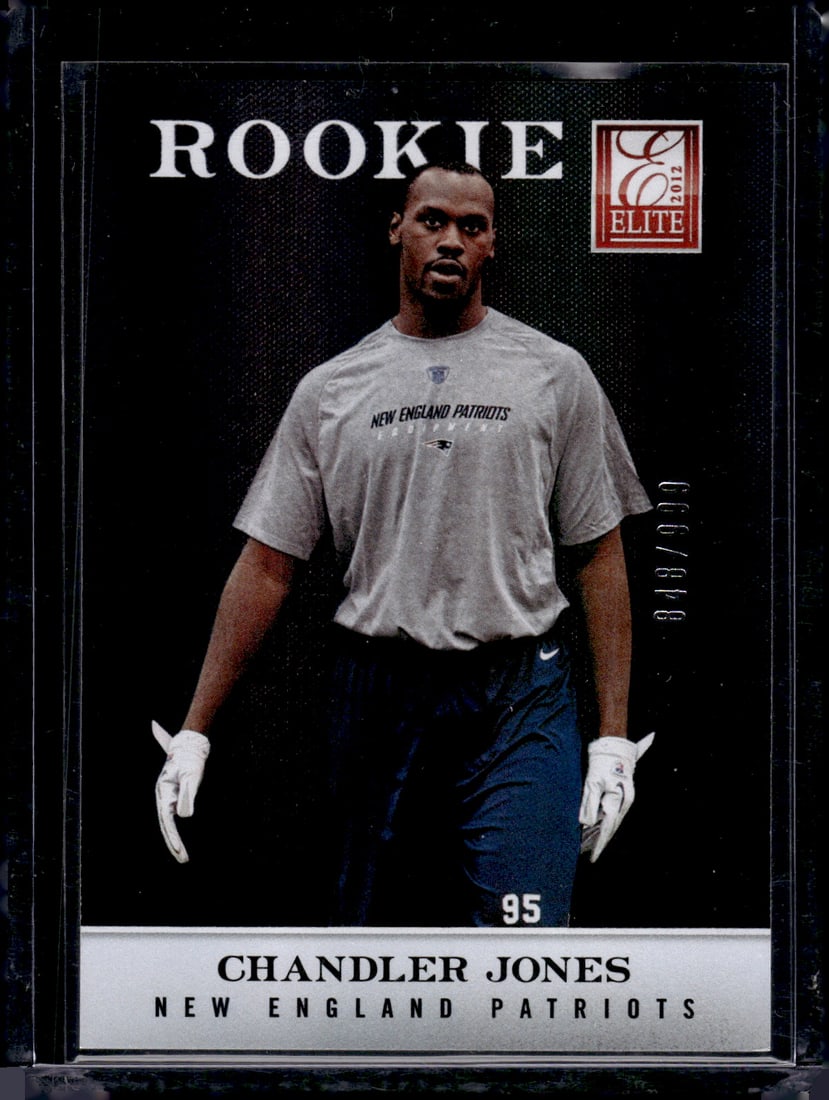 Chandler Jones Rookie Card /999 2012 Panini Elite #147 Patriots (1 of 2)