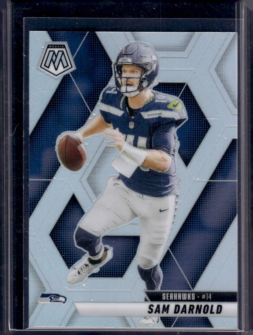 Sam Darnold Silver Prizm 2025 Mosaic #27 Seattle Seahawks (1 of 2)