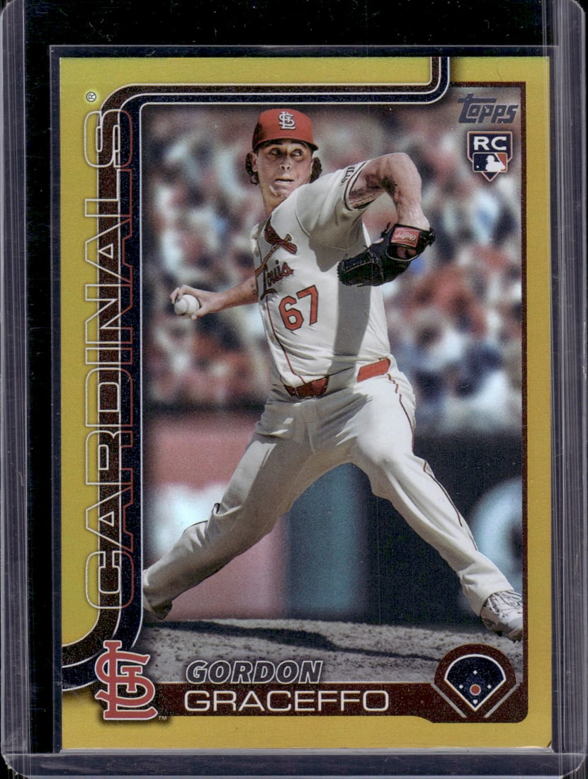 Gordon Graceffo Rookie Card Gold Foil /50 2025 Topps #610 St. Louis Cardinals: Topps Baseball MLB Trading & Sports Cards, Sports Cards for Sale Near Me, World Series & Hall of Fame Players Memorabilia, Refractors, X-Fractors, Numbered, SP, SSP, Valuable Auction Memorabilia Lots 