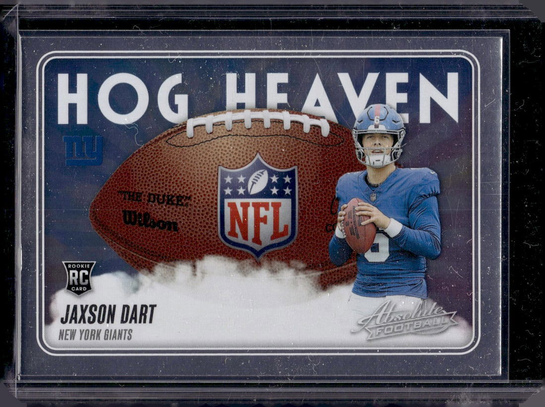 Jaxson Dart Rookie Card Hog Heaven 2025 Absolute #HH-JDT New York Giants (1 of 2)