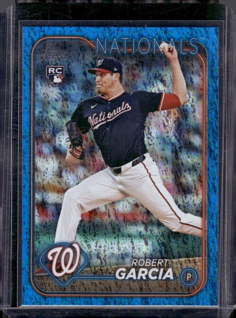 Robert Garcia Rookie Card Blue Foil /999 2024 Topps Update #US137 Washington Nationals (1 of 2)