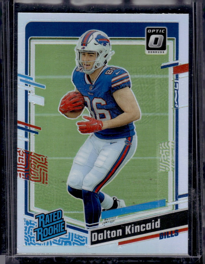 Dalton Kincaid Rookie Card Holo Prizm 2023 Donruss Optic #211 Buffalo Bills (1 of 2)