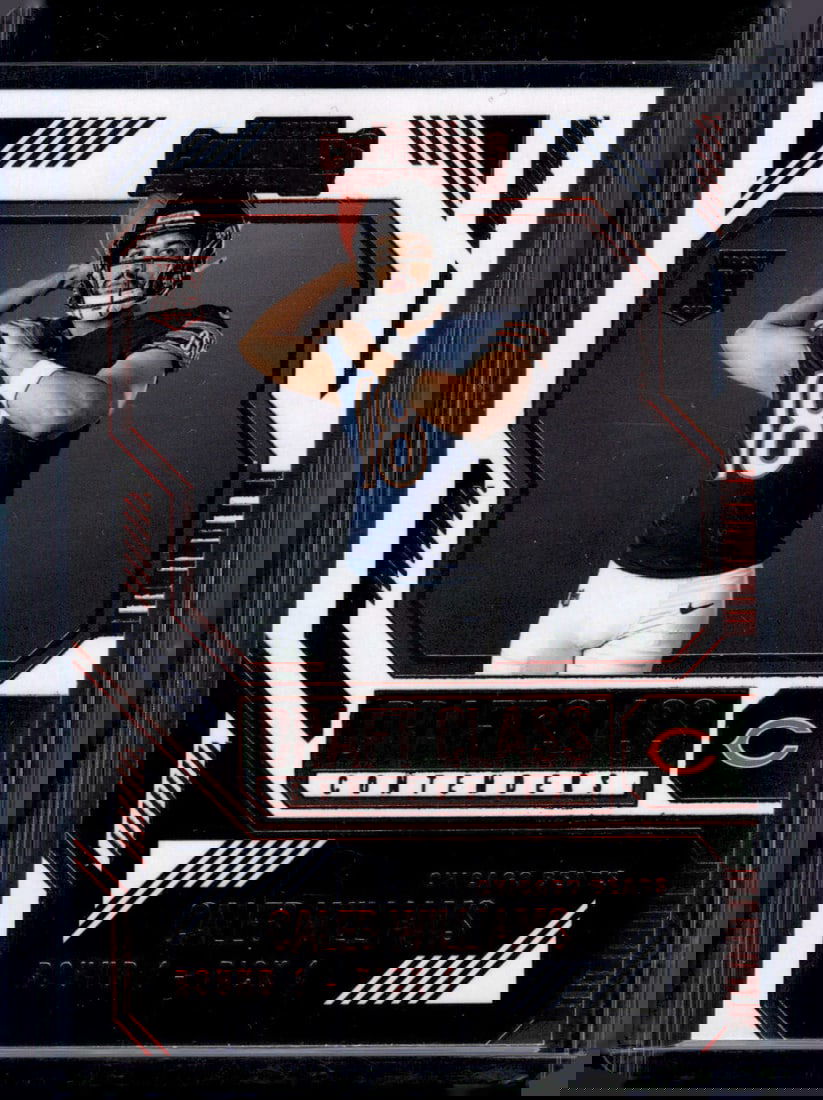 Caleb Williams Rookie Card Draft Class Red 2024 Contenders #1 Chicago Bears (1 of 2)