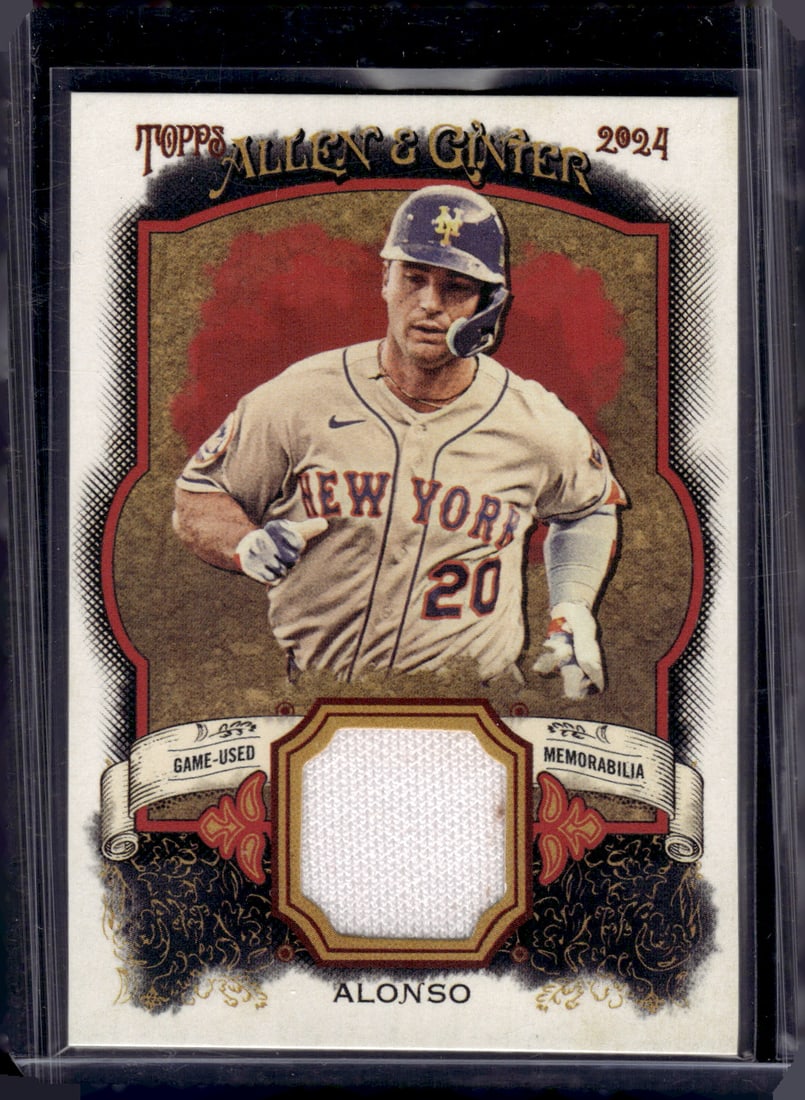 Pete Alonso Game Used Patch 2024 Allen & Ginter #AGR-PA Mets, Orioles (1 of 2)