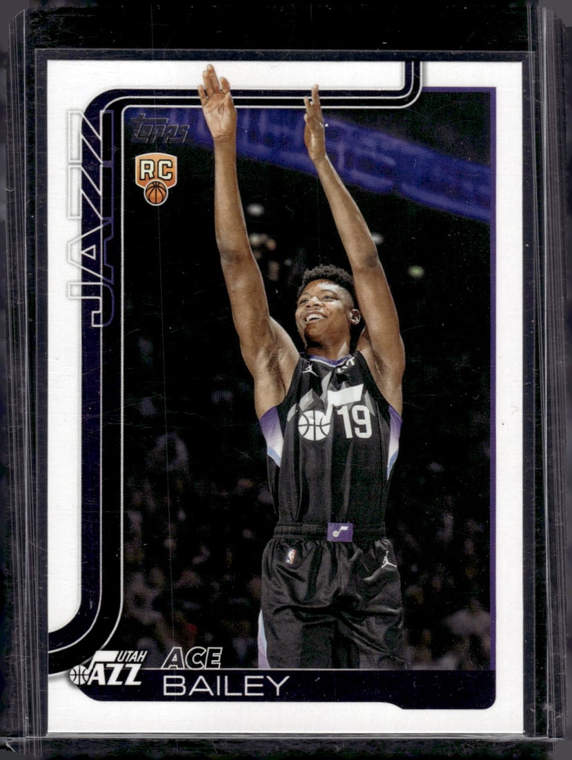 Ace Bailey Rookie Card 2025-26 Topps #205 Utah Jazz (1 of 2)