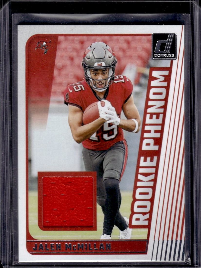 Jalen McMillan Rookie Phenom Patch 2024 Donruss #RPJ-JMC Tampa Bay Buccaneers (1 of 2)