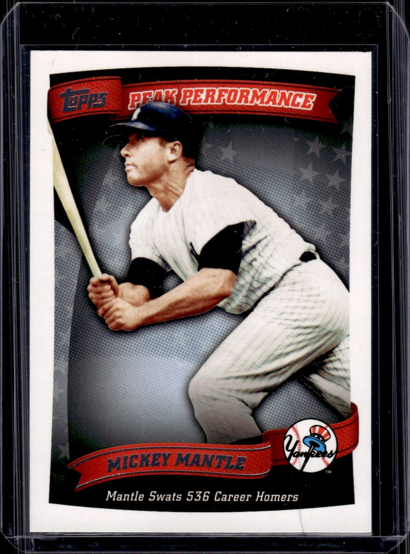 Mickey Mantle Peak Performance 2010 Topps #PP-18 New York Yankees (1 of 2)