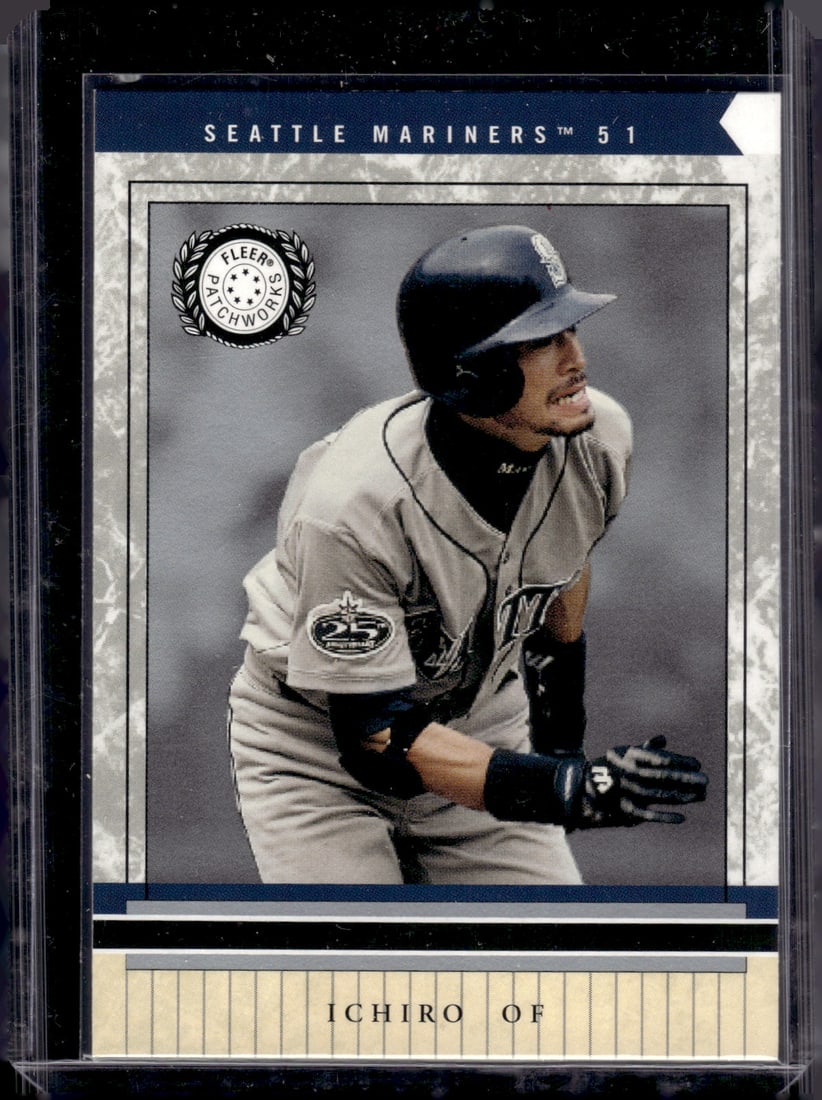 Ichiro 2003 Fleer Patchworks #51 Seattle Mariners (1 of 2)