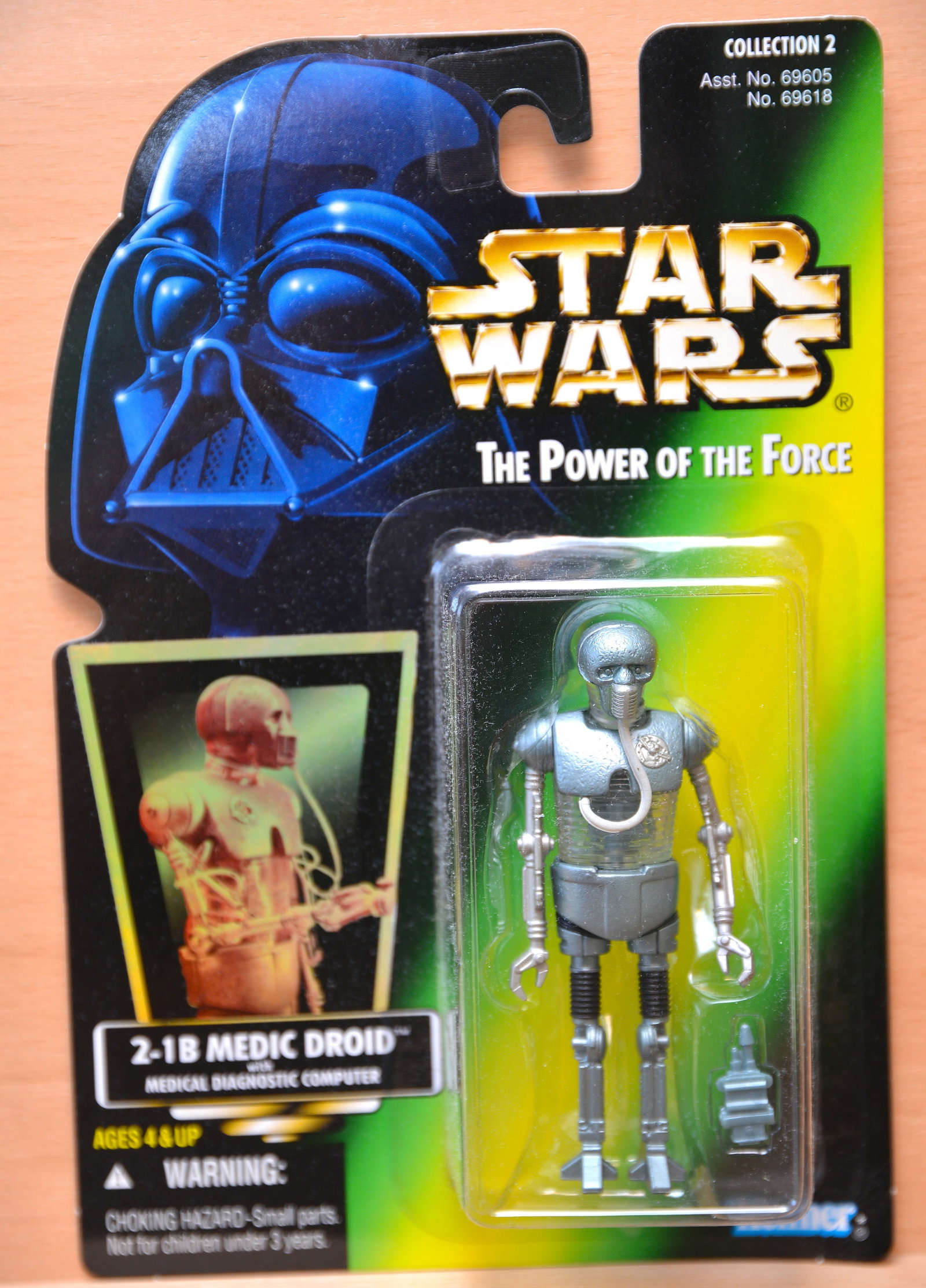 1996 Star Wars "The Power of the Force" Collection 2: 2-1 B Medic Droid Kenner Action Figure (1 of 1)