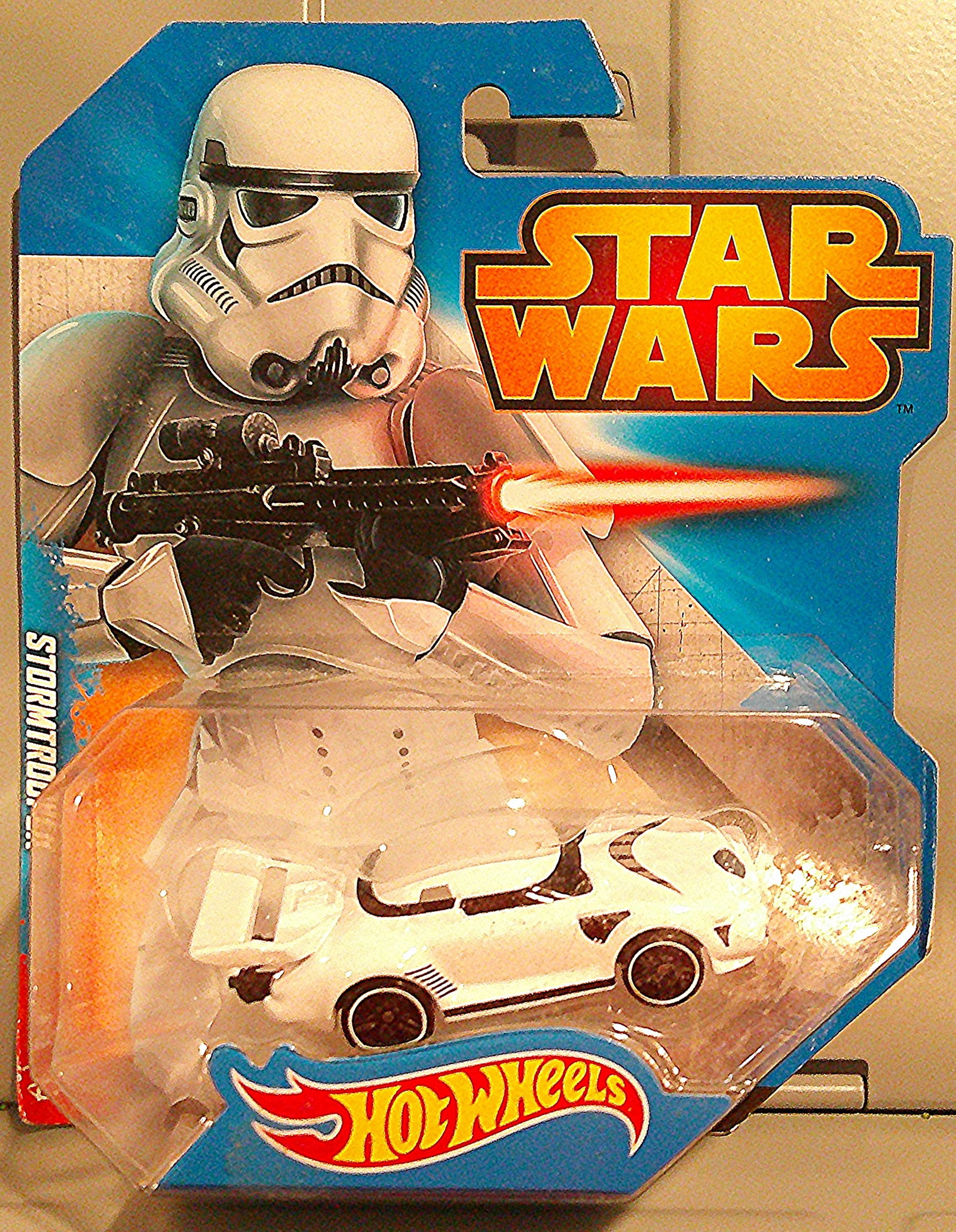Hot Wheels Disney Star Wars Die Cast Toy Character Car Storm Trooper 2014 (1 of 1)