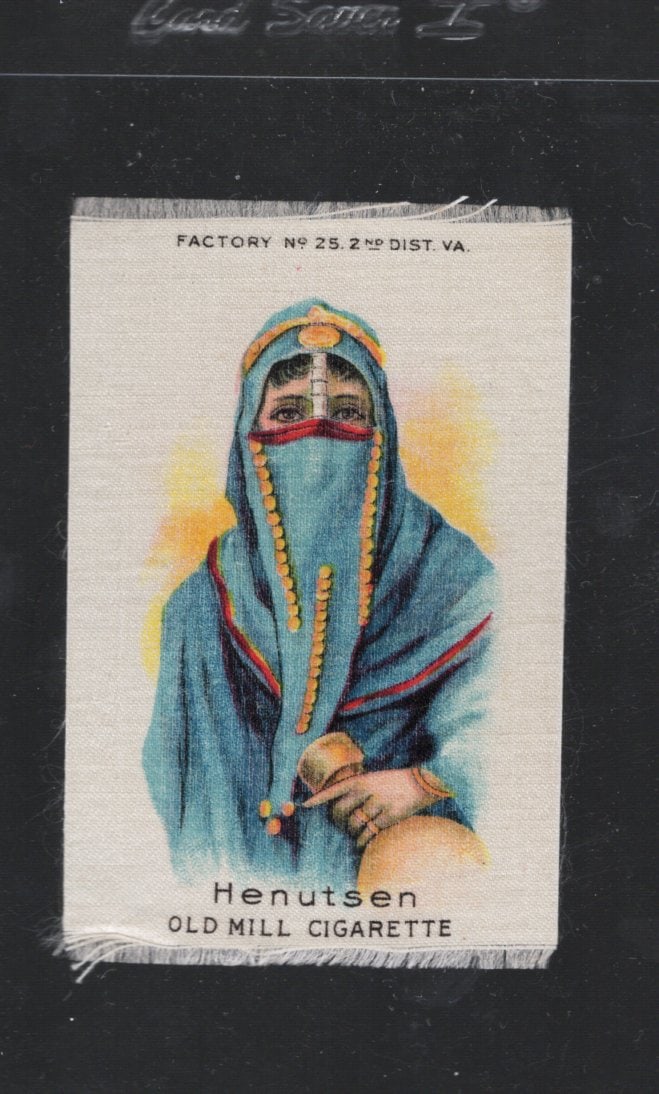 Silk From Old Mill Cigarette Pack Circa 1910 Factory No. 25 2nd District Virginia Henutsen (1 of 1)