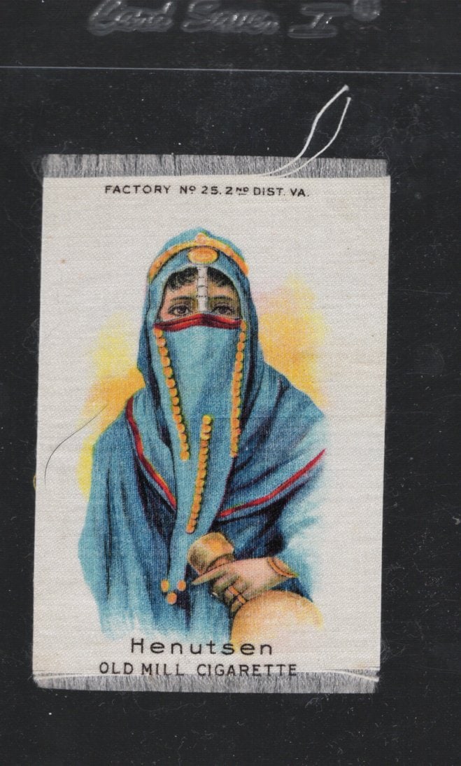 Silk From Old Mill Cigarette Pack Circa 1910 Factory No. 25 2nd District Virginia Henutsen: Pop Culture Vintage Trading Cards, Collectibles for sale on the Internet, Online Auctions, Role Playing Fantasy Dystopian Near Future Trading Card Game