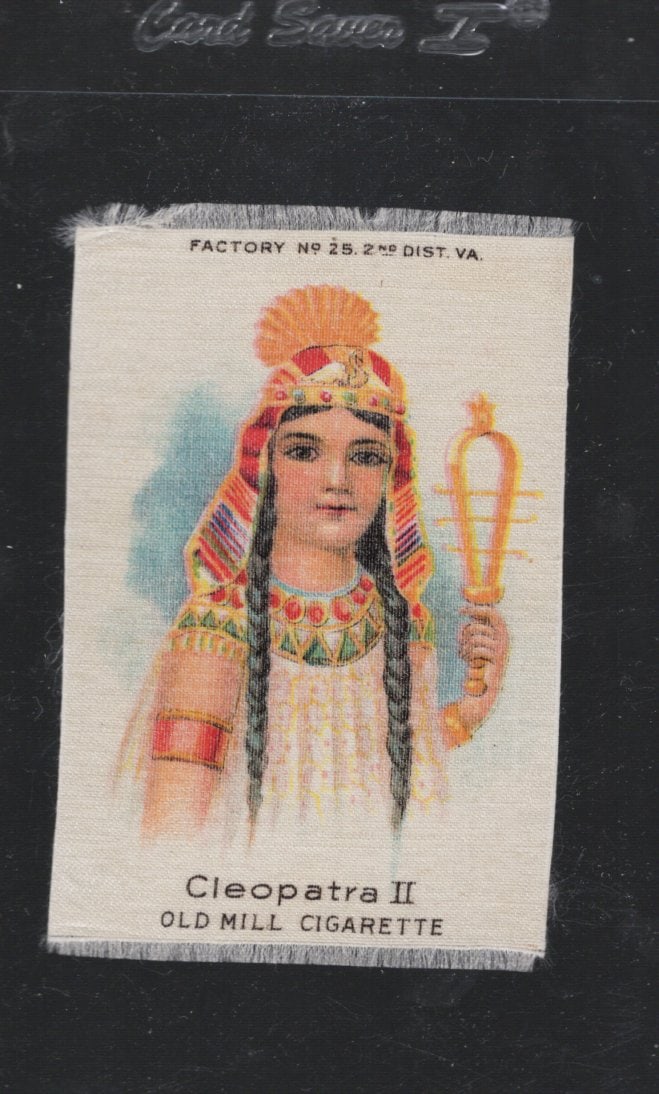 Silk From Old Mill Cigarette Pack Circa 1910 Factory No. 25 2nd District Virginia Cleopatra II: Pop Culture Vintage Trading Cards, Collectibles for sale on the Internet, Online Auctions, Role Playing Fantasy Dystopian Near Future Trading Card Game