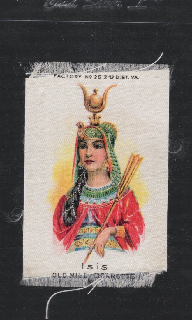 Silk From Old Mill Cigarette Pack Circa 1910 Factory No. 25 2nd District Virginia Isis (1 of 1)