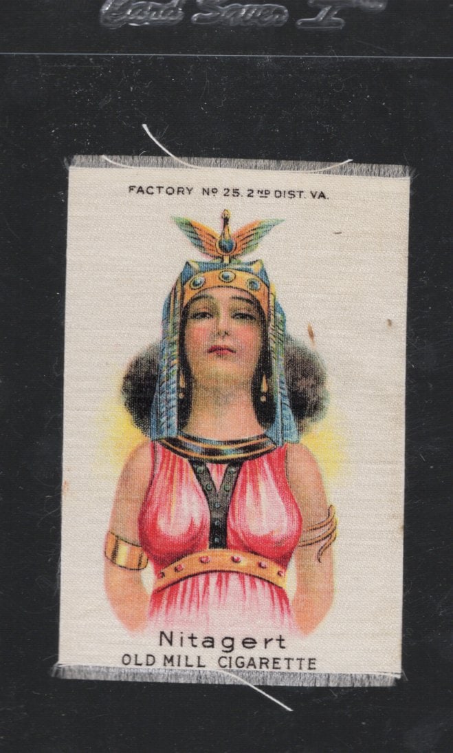 Silk From Old Mill Cigarette Pack Circa 1910 Factory No. 25 2nd District Virginia Nitagert: Pop Culture Vintage Trading Cards, Collectibles for sale on the Internet, Online Auctions, Role Playing Fantasy Dystopian Near Future Trading Card Game