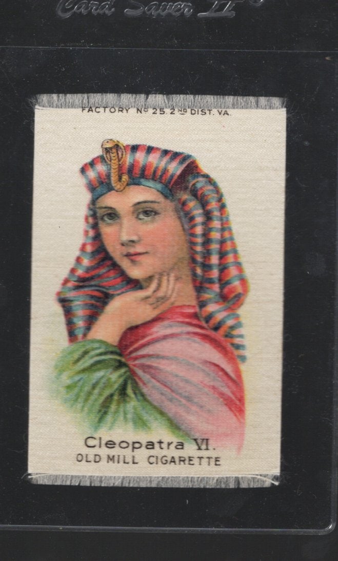 Silk From Old Mill Cigarette Pack Circa 1910 Factory No. 25 2nd District Virginia Clepatra VI (1 of 1)