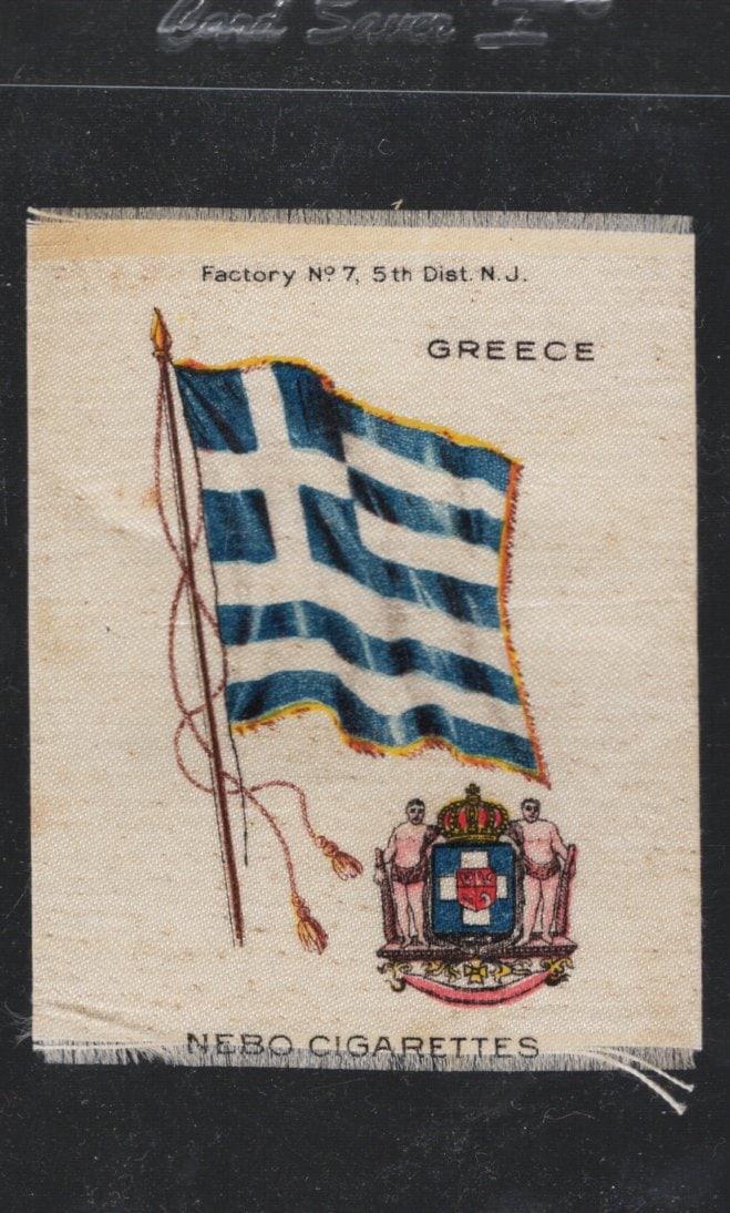 Silk From Nebo Cigarette Pack Circa 1910 Factory No. 7 5th District New Jersey Greece (1 of 1)