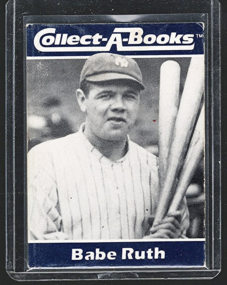 1990 CMC Collect-A-Books MLB Trading Cards, All Stars & Hall of Famers: Babe Ruth: Topps Baseball MLB Trading & Sports Cards, Sports Cards for Sale Near Me, World Series & Hall of Fame Players Memorabilia, Refractors, X-Fractors, Numbered, SP, SSP, Valuable Auction Memorabilia Lots 