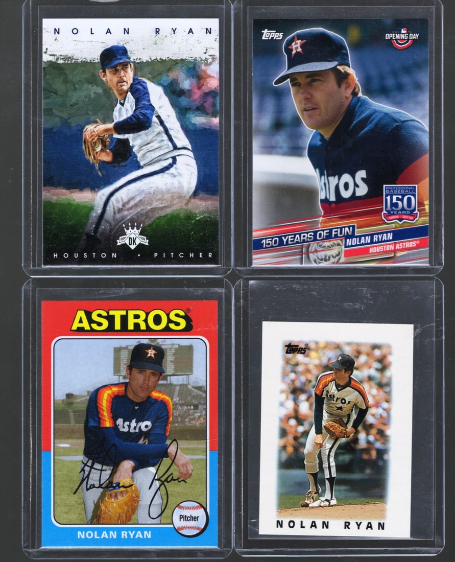 4 - 1980 & 2000's Topps & Panini MLB Trading Cards, All Stars & Hall of Famers: Nolan Ryan: Topps Baseball MLB Trading & Sports Cards, Sports Cards for Sale Near Me, World Series & Hall of Fame Players Memorabilia, Refractors, X-Fractors, Numbered, SP, SSP, Valuable Auction Memorabilia Lots 