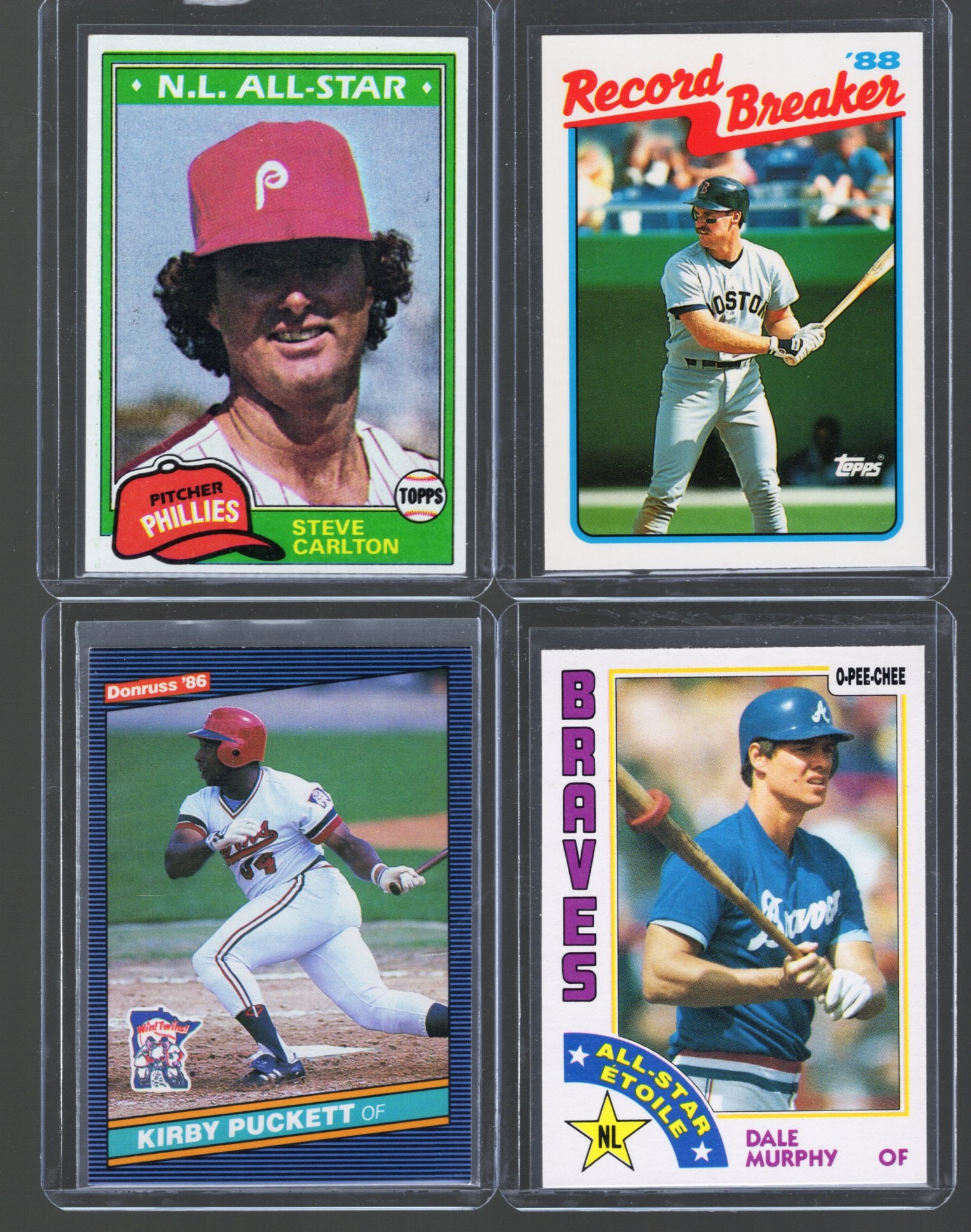 4 - 1980's MLB Trading Cards Topps, Donruss, O-Pee-Chee All Stars & Hall of Famers: Boggs: Topps Baseball MLB Trading & Sports Cards, Sports Cards for Sale Near Me, World Series & Hall of Fame Players Memorabilia, Refractors, X-Fractors, Numbered, SP, SSP, Valuable Auction Memorabilia Lots 