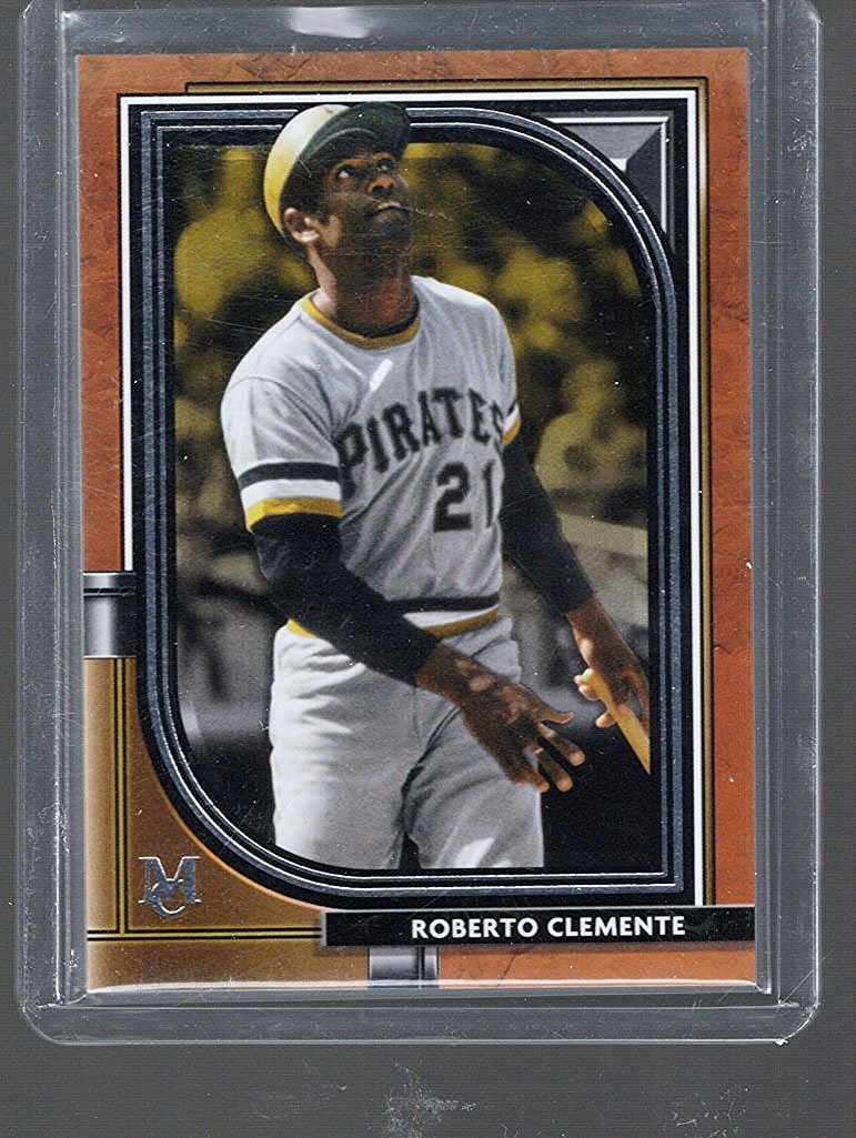 2021 Topps MLB Trading Cards, Roberto Clemente Museum Collection Tribute Card #48 (1 of 2)