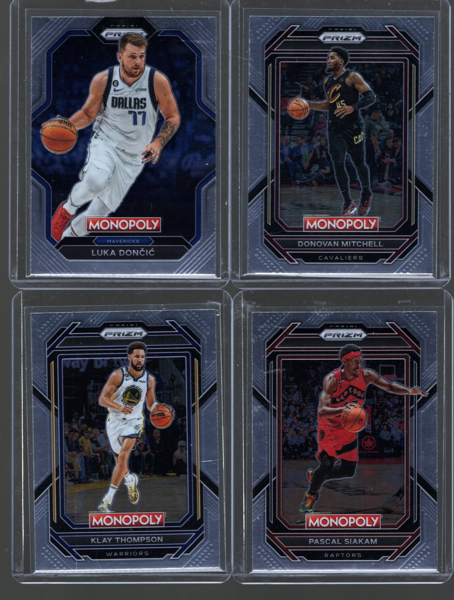 4 - 2022-23 Panini Prizm Monopoly NBA Trading Cards, All Stars: Doncic, Mitchell: Panini Select, Prizm, Mosaic, Contenders, Revolution, Phoenix, NBA Hoops, Rookie NFL Sports Trading Cards, Silver, SP, SSP, Wave Prizms, Numbered Cards, Basketball sports Cards for Sale Near Me, NBA C
