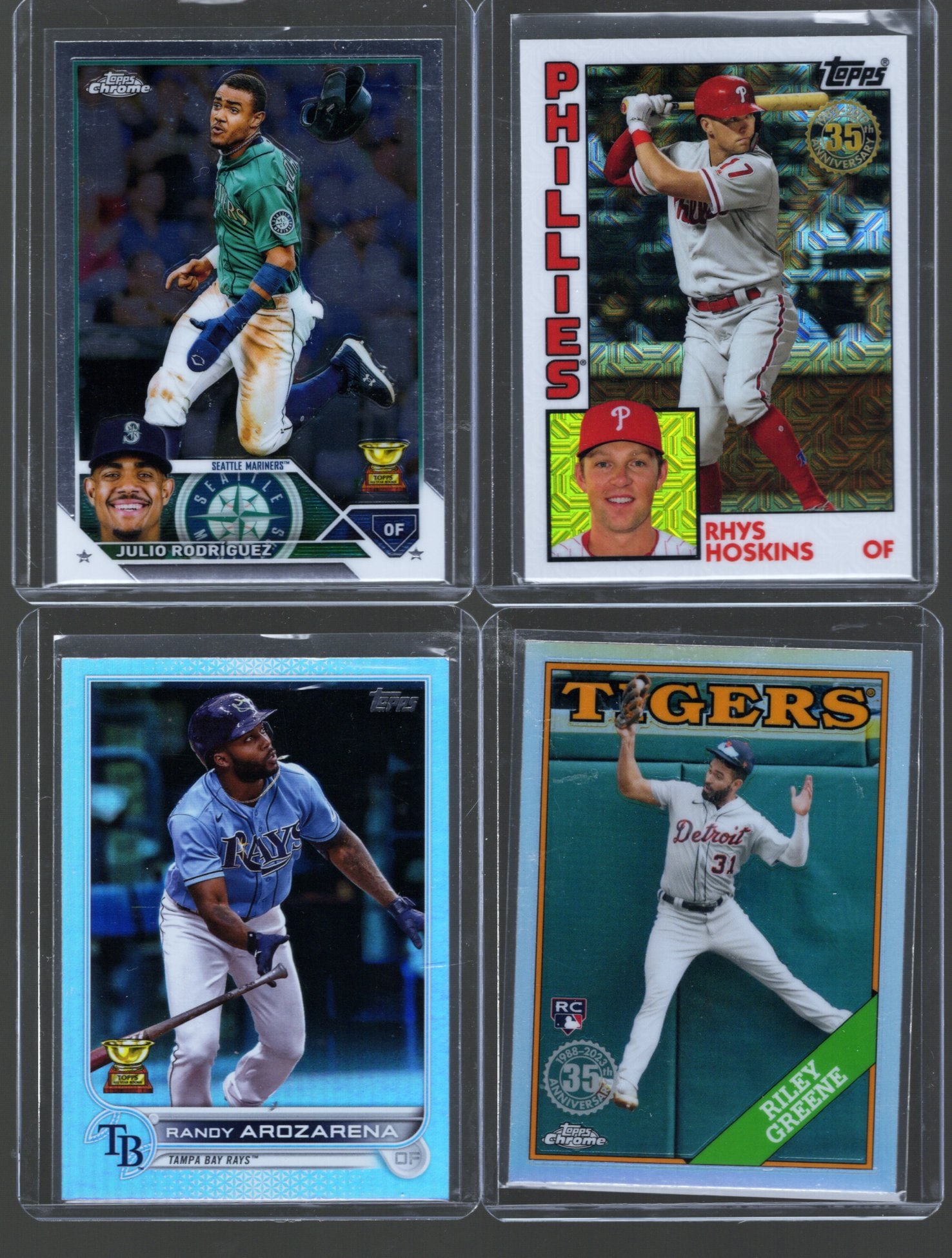 4 - 2019-2023 Topps MLB Trading Cards, All Stars: Rodriguez, Hoskins, Arozarena, Greene: Topps Baseball MLB Trading & Sports Cards, Sports Cards for Sale Near Me, World Series & Hall of Fame Players Memorabilia, Refractors, X-Fractors, Numbered, SP, SSP, Valuable Auction Memorabilia Lots 