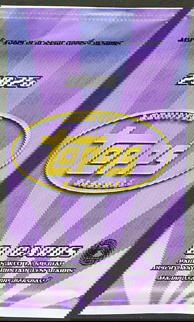 2025 Topps Archives Baseball BLASTER BOX PACK - MLB Trading Cards (1 of 1)