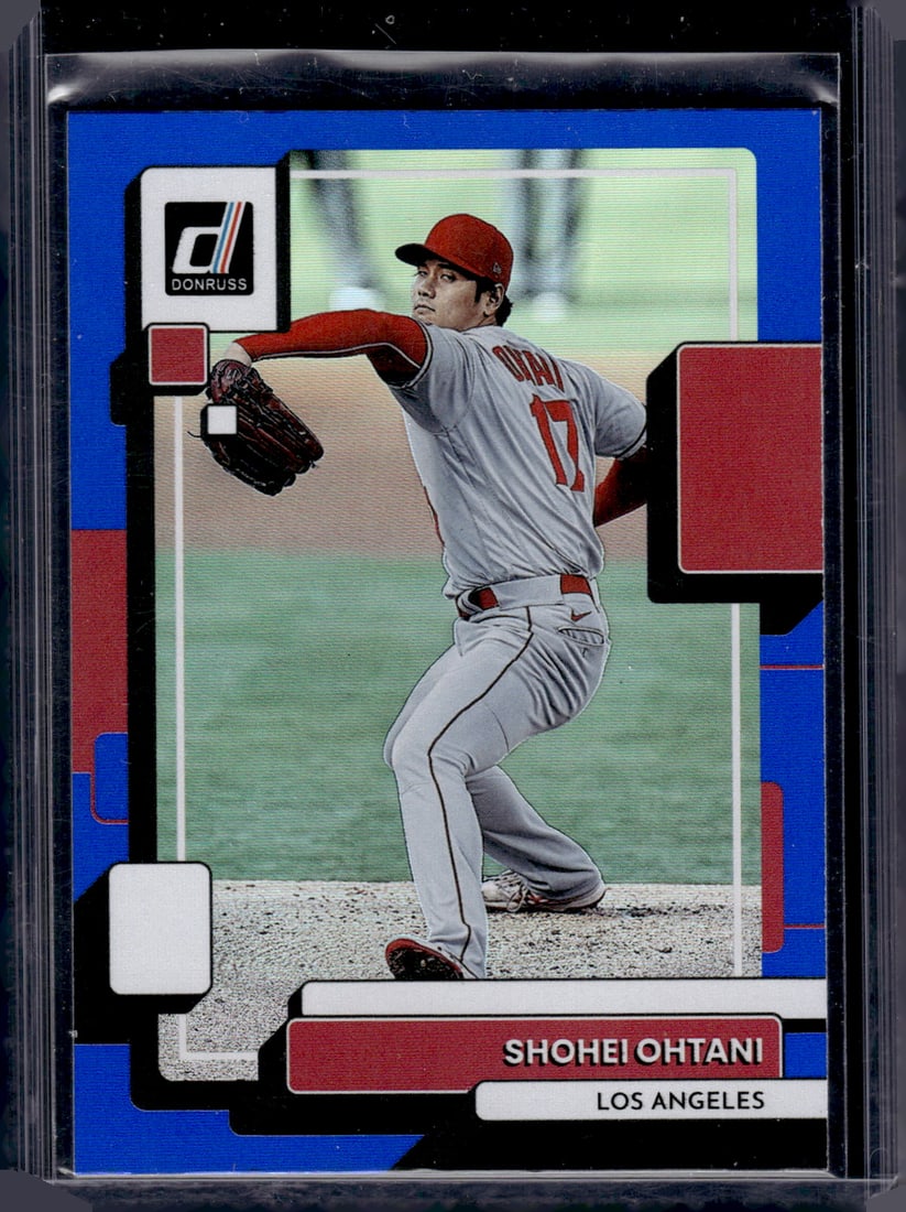 Shohei Ohtani Blue Foil 2022 Donruss #147 Angels, Dodgers: Donruss Baseball MLB Trading & Sports Cards, Sports Cards for Sale Near Me, Prizm, Mosaic, Select, SP, SSP, Auction Memorabilia Lots for Sale On Line, World Series & Hall of Fame Players, Diamond King